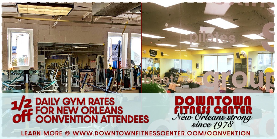 1/2 Off gym guest pass for Convention Attendees