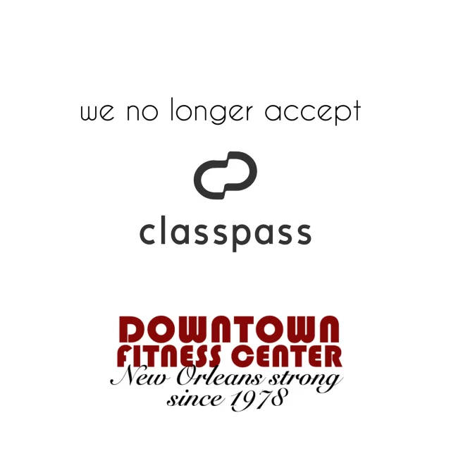 Heads up, we no longer accept ClassPass at our clubs.

DFC memberships start at $22.50/mo. 
2 locations - downtown and Bywater 
Personal training & nutrition plans
Yoga, Tabata, HIIT classes (downtown) 
Many insurances accepted 

Call, come by or visit our website to learn more about us! 💪